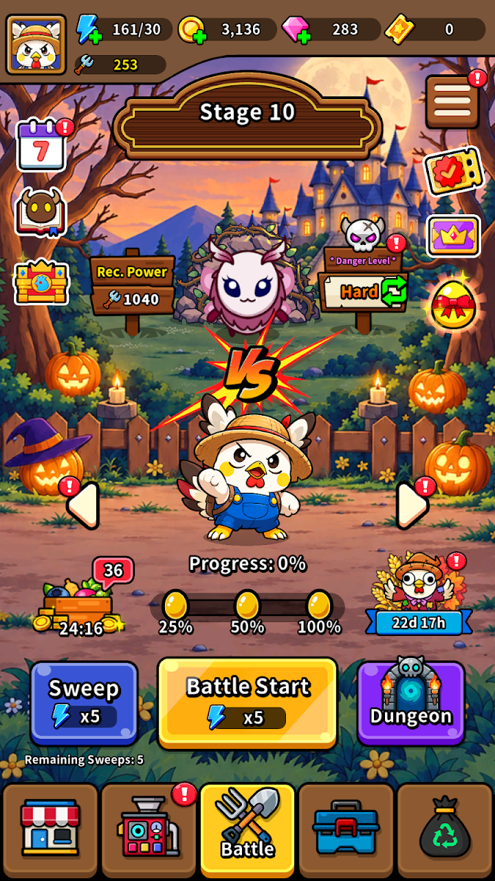 Cluck Survivor : Farm Defense screenshot