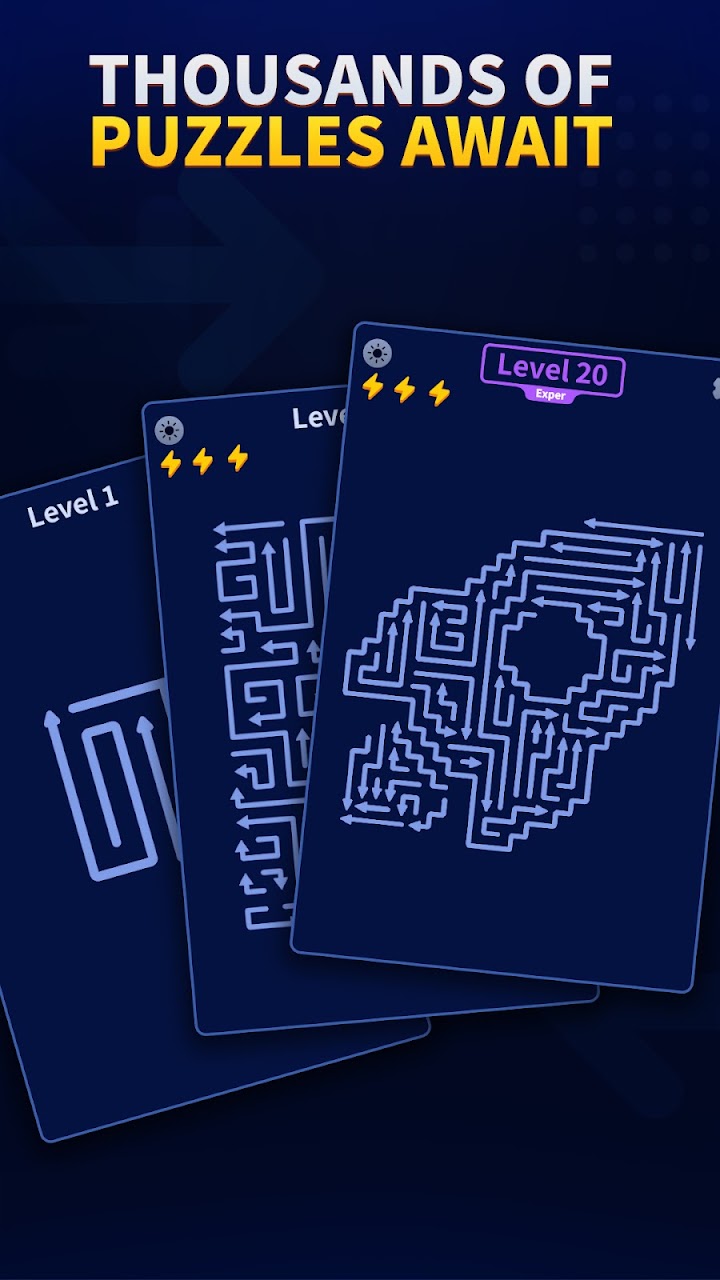 Unloop Logic: Arrow Puzzle screenshot