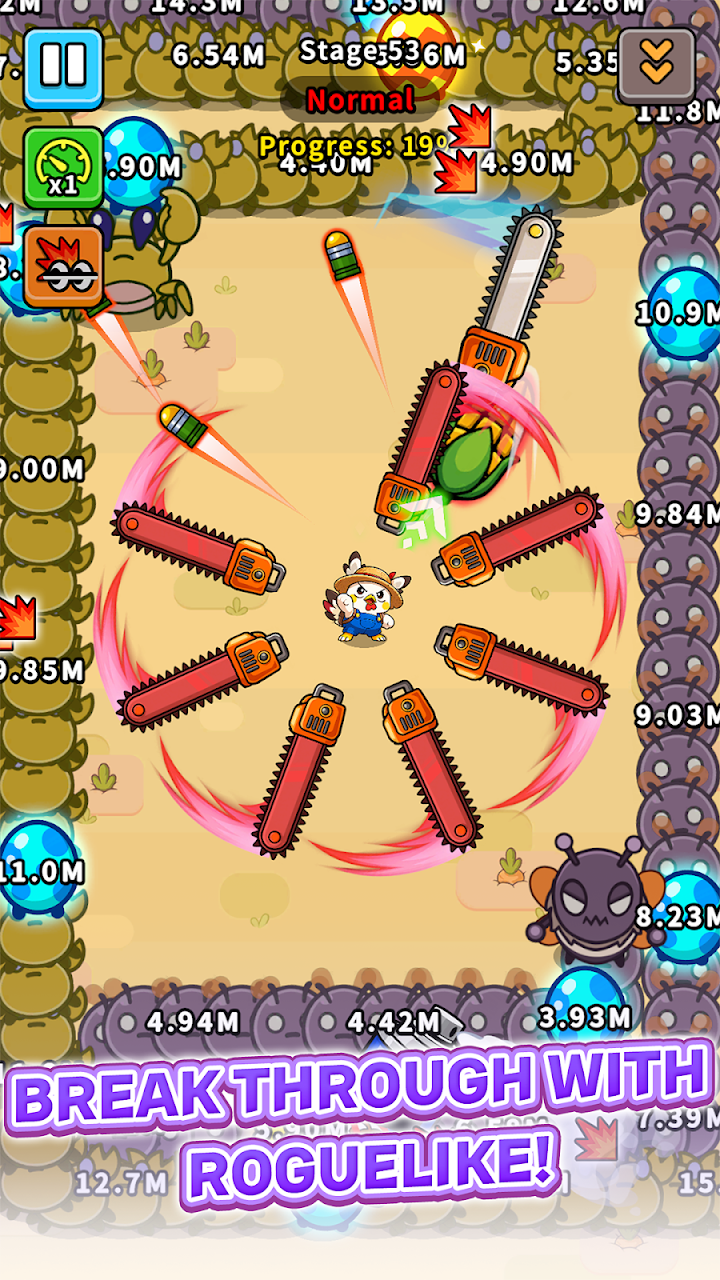 Cluck Survivor : Farm Defense screenshot